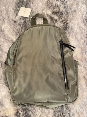 Olive Green Nylon Backpack - primark